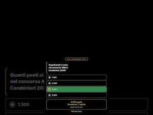 Quiz Concorso Carabinieri 2026 — Sai rispondere?