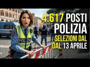 4617 Posti Polizia: Selezioni dal 13 Aprile