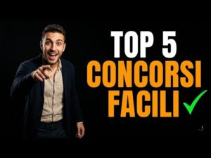 I 5 Concorsi Piu Facili da Vincere nel 2026