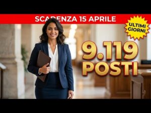 9.119 Posti al Ministero della Giustizia: Stipendio, Requisiti e Scadenza